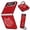 Red, variant on Magnetic Case for Samsung Galaxy Z Flip 3 Case with Kickstand & Ring Holder, [Compatible with MagSafe Charging] Slim Ultra PC Back Scratch-Resistant Military Grade Shockproof Case, Red