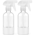 thumbnail image 1 of 8oz Glass Spray Bottles with Long Silicone Sleeve, White, 1 of 8