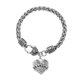 thumbnail image 1 of Corazón Bangle Charm Pulsera Rhinestone Maestro Mamá Ceystal Regalo Familia Cumpleaños Abuela Cadena Hija Pulseras, 1 of 5