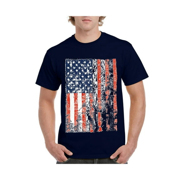 IWPF - Men's T-Shirt Short Sleeve - American Flag 4th of July