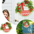 thumbnail image 2 of OVINYER Large Watermelon Wreath Ornament Summer Wreath Ornament Rustic Home Decal, 2 of 5