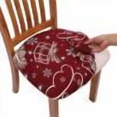 Chair Covers 4PCS Chair Silpcovers for Kitchen Room Decoration Chair Slipcover Chair Festive Dining Chair Protector Home Textiles (14''-19''x14''-19''),F