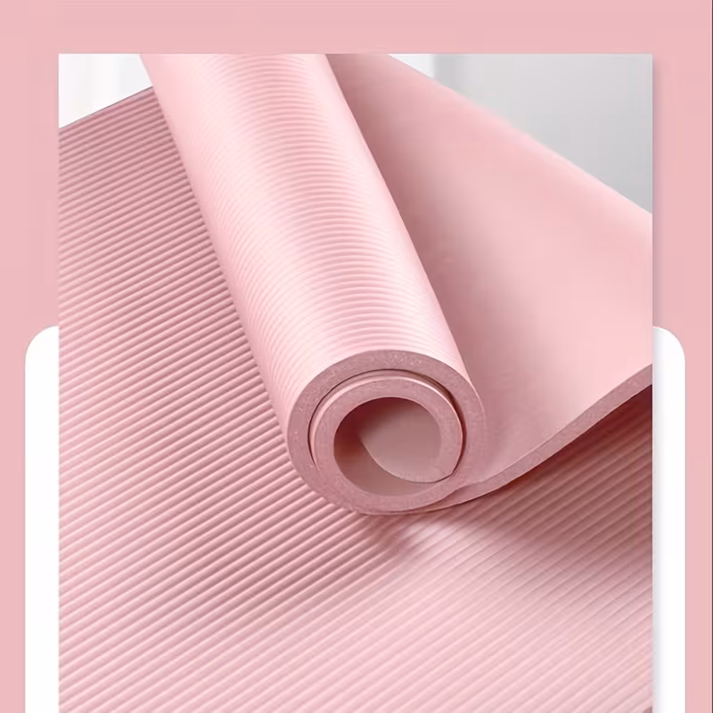 Extra Wide Yoga Mat - Heavy-Duty NBR Non-Slip Fitness Mat , Extra Thick Cushioned Surface for Home Gym, Pilates, Dance & Yoga - Extra Long Exercise Mat for Beginners & Professionals, Compatible with