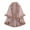 Pink, variant on DAFPZW Renaissance Cape Coat for Women Faux Fur Trim Layers Medieval Poncho Cloak Wrap Wool Cardigan