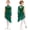 Green, variant on Girls One Shoulder Long Sleeve Modern Ballet Lyrical Dance Dress Skirted Leotard Performance Dancewear Green 6