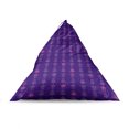 thumbnail image 4 of Pastel Lounger Chair Bag, Abstract Shooting Stars in Geometric Sky Celebration, High Capacity Storage with Handle Container, Lounger Size, Blue Violet and Pink, by Ambesonne, 4 of 5
