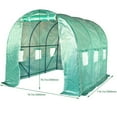 thumbnail image 7 of FDW Greenhouse for Outdoors Greenhouse Walk-in Green House L9.8'xW6.5'xH6.5' Plastic Mini Greenhouse Kit Indoor Portable Greenhouse Plant Shelves Tomato Herb Canopy for Patio,Green, 7 of 7