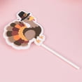 thumbnail image 4 of 30pcs Thanksgiving Day Cupcake Toppers DIY Turkey Cake Picks Party Cake Decoration Photo Props, 4 of 4