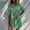 B256 Green womens summer tops clearance under $5, variant on Women Tops under $5! Cagogo Womens Cotton Linen Button Down Shirt Dressy Casual Short Sleeve V Neck Collared Tees Blouses Loose Solid Color Work Tops Beach Cover Ups