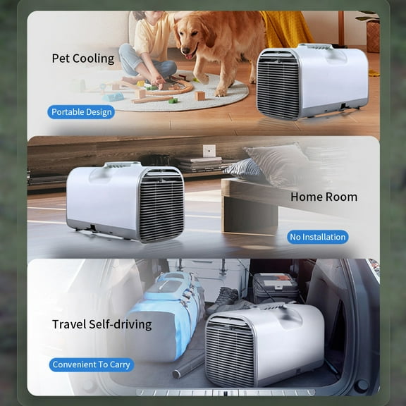 mobile air conditioning,Portable 1400w 12/24/220v Temporary Car Air 5-10m² Rv App Voice Air Conditioner Tent Voice 1200w 5-10m² Conditioner With App 12/24/220v Fan Rv Buzhi Hxber