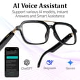 thumbnail image 4 of AI Smart Glasses, Bluetooth Glasses with 160+ Translation, Bluetooth Audio Sunglasses with Photochromic Lenses for Men&Woman, 4 of 8