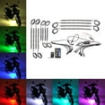 thumbnail image 2 of AlveyTech Multi-Color LED Light Kit for Street Scooter (Deluxe 12-Light) - Underglow Lights and Glow Accessories for Scooter or Motorcycle, Multi-Color Changing, Flash, Pulse, Fade, Solid, with Remote, 2 of 9