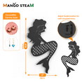 thumbnail image 5 of Mango Steam Metal Wall-Mounted Jewelry Organizer for Earrings Mermaid, Black, 5 of 7