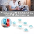 thumbnail image 1 of 6 uds tapa de agarre de pulgar pata de gato controlador de silicona funda de Joystick para interruptor NS OLED, 1 of 5