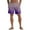 Purple, variant on Men's Star-Spangled Beach Shorts, Patriotic Print Loose-Fit Casual Shorts with Quick-Dry Fabric & Elastic Waist ,Army Green L