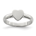 thumbnail image 1 of Bague Cœur en Argent Sterling 925, 1 of 2
