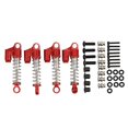 thumbnail image 3 of Front Rear Shock Absorbers, Front Rear Shock Damper Aluminum Alloy  Wear Resistant  For 1/16 RC Car Red, 3 of 8