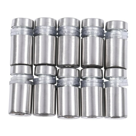 

Stainless Steel Advertisement Screws Glass Standoff 12x20mm 10 Pcs