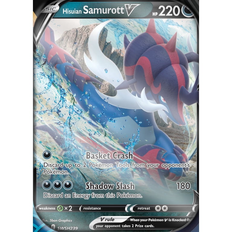 hisuian samurott pokemon card value V - 101/189 Ultra Rare Once during your turn Hisuian Samurott #100 Prices |