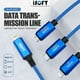 thumbnail image 2 of Isoft Is-003b Data Transmission Cord Lightning To Micro-usb Data Copy Cable, 2 of 5
