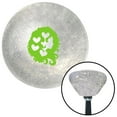 thumbnail image 1 of Green Heart Girl Clear Retro Metal Flake Shift Knob with M16 x 1.5 Insert Shifter, 1 of 1