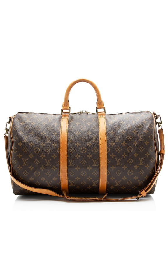Pre-Owned Louis Vuitton Vintage Monogram Canvas Keepall Bandouliere 50 Duffle