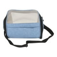 thumbnail image 4 of Bird Travel Bag, Portable Transparent Lightweight Rattan Weaving Craft Large Space Bird  Backpack Carrier With Side Pockets For Travel For Outing Grey,Blue, 4 of 8