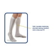 thumbnail image 4 of Futuro Anti-Embolism Knee Length Stockings, Moderate Compression, Closed Toe, X-Large Regular, White, 4 of 6