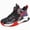 L101-Red, variant on CAUYDY Kids Boys Basketball Shoes Breathable Mesh Non Slip Outdoor Sports Sneakers Lace Up Graffiti Style Athletic Shoes for Little Kids(L101-Blue,3 )