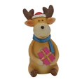 thumbnail image 4 of Adorno de reno, pequeño y lindo alce navideño, estatua para gabinete, manualidades, estante, decoración para cumpleaños Estilo de regalo, 4 of 9