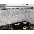 thumbnail image 3 of Vasos Grandes Estante para Colgar Copas de Vino Debajo del Gabinete Negro 17 Pulgadas Juego de 10, 3 of 7