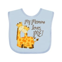 Inktastic My Memaw Loves Me Boys or Girls Baby Bib