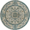 thumbnail image 2 of Rugs.com Lola Collection Rug – 4 Ft Round Light Gray Medium Rug Perfect For Kitchens, Dining Rooms, 2 of 8