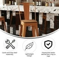 thumbnail image 6 of Flash Furniture Kai Commercial Grade 30" High Orange Metal Indoor-Outdoor Bar Height Stool with Removable Back and Teak All-Weather Poly Resin Seat, 6 of 13