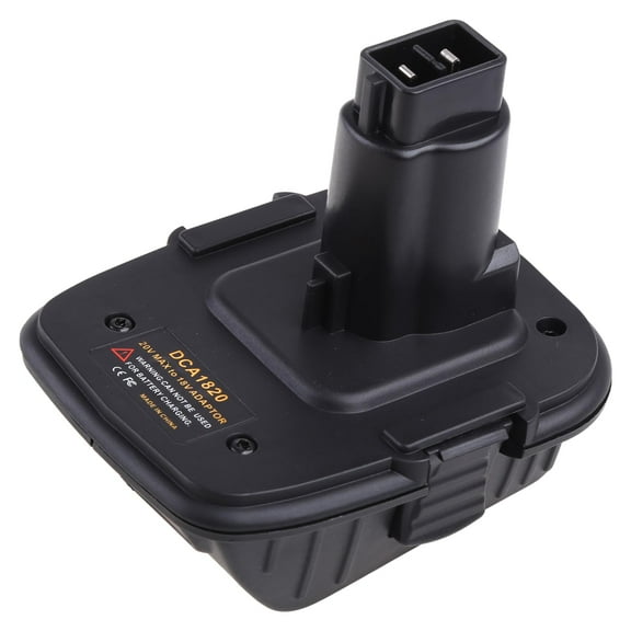 20V Battery Adapter DCA1820 for Dewalt 18V Tools Convert All Dewalt Lithium Battery Convertor, Black