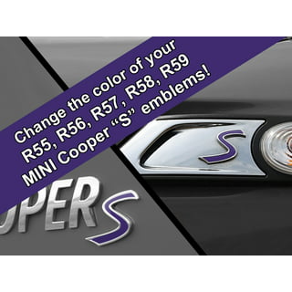 MK2 MINI Cooper/S/ONE R55 R56 R57 R58 R59 Chrome Side Scuttles Chequered  Flag