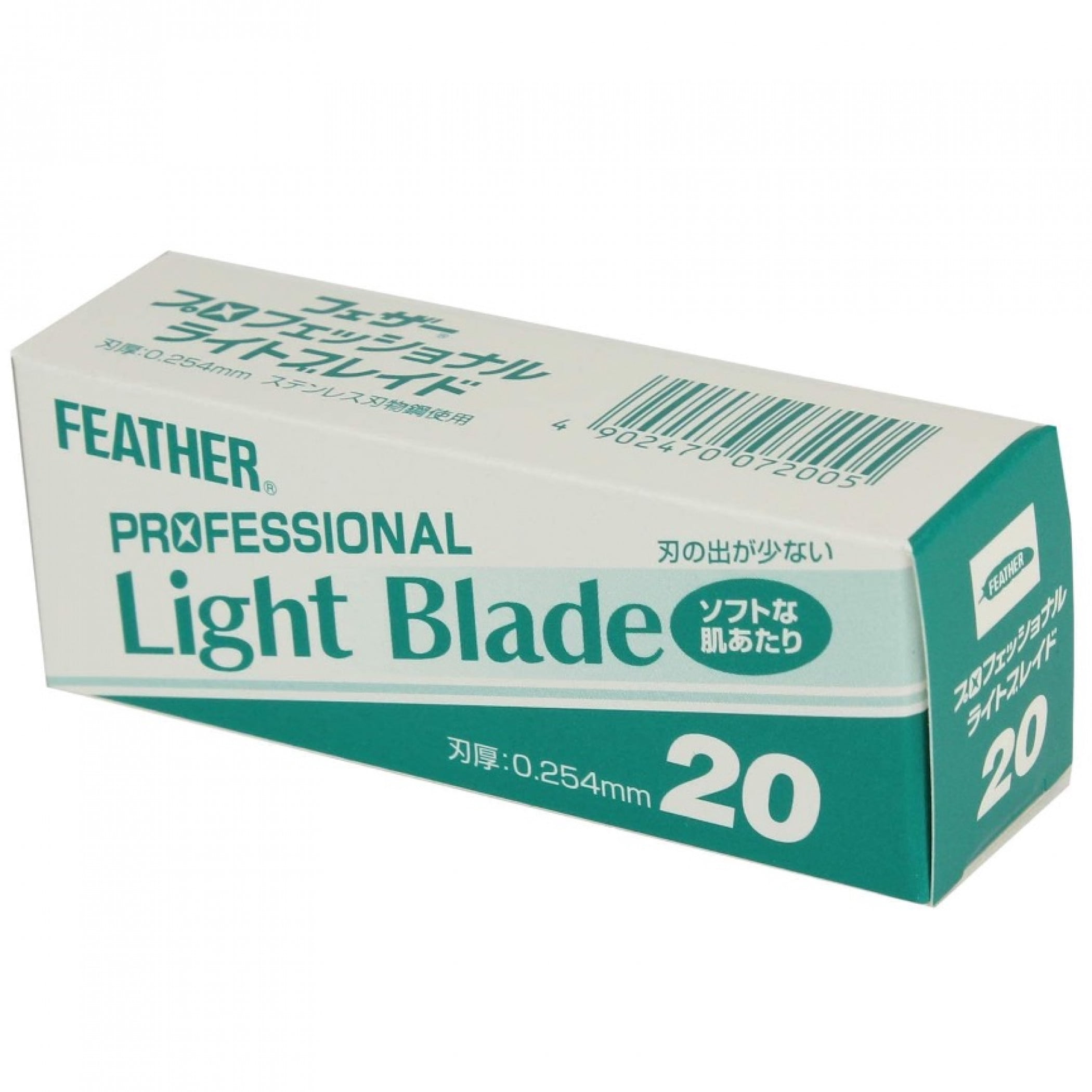 Feather Professional "Light" Blades, 20-Pak