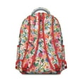 thumbnail image 2 of Floral and Leopard Print Students’s Backpack Unique Vintage School Bag with Watercolor Flower Pattern, Comfortable and Wear-Resistant, 2 of 4