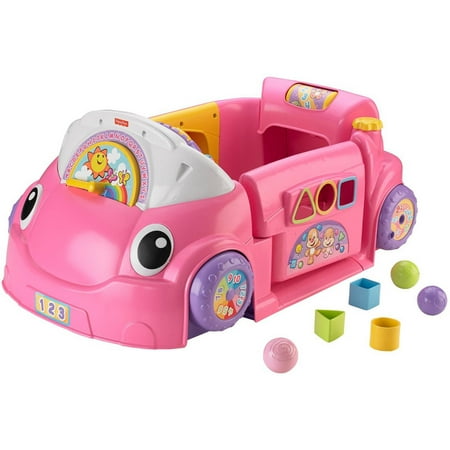 Fisher-Price Laugh & Learn Crawl Around Car - Pink