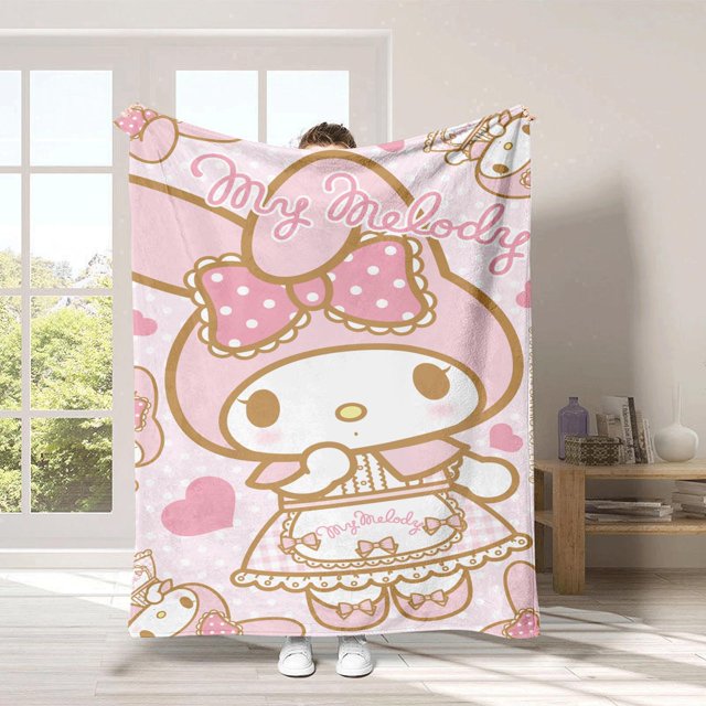 3D Printing, Cartoon Soft Double Flannel Blanket, Super Soft Blanket, Suitable For Living Room, Sofa