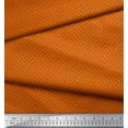 thumbnail image 3 of Soimoi Orange Cotton Cambric Fabric Spiral & Stripe Geometric Print Fabric by Yard 42 Inch Wide, 3 of 3
