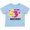 AE-Light Blue, variant on Its My 3rd Birthday with Smiling Emoticons Girls Toddler T-Shirt