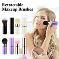 thumbnail image 2 of Retractable Makeup Brush Portable With Dust Cover Blush Brush Makeup Setting Powder Foundation Brush, 2 of 8