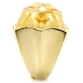 thumbnail image 5 of Gold Brass Ring with AAA Grade CZ in Citrine Yellow for Women Style 1W030, 5 of 5