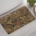 thumbnail image 2 of Grassland Camo Brown Plants Pattern Bathroom Rugs Mat,Non Slip Microfiber Bathroom Rug,Rubber Backing,Soft Bathroom Mats for Bathroom Floor,Tub and Shower,17x30in(43x75cm), 2 of 5