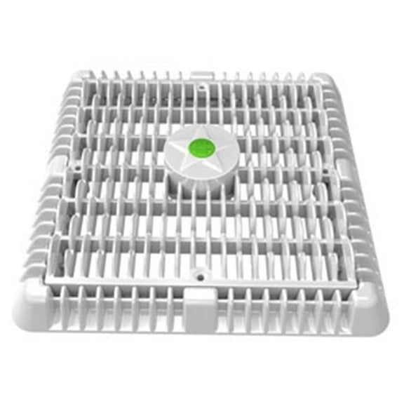 Aqua Star WAV9WR101 9 x 9 in. Wave Grate And Frame