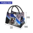 thumbnail image 2 of Disketp Astronaut in Outer Space Insulated Bags, Insulated Cooler Bag Totes for Lunch Beach Camping, 2 of 6