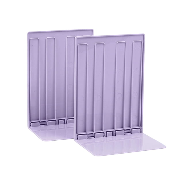 zhangmingg Heavy Duty Bookends for Organizing Shelves Desk Book Stopper and Divider Set 2PCS