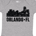 thumbnail image 4 of Inktastic Orlando Skyline with Grunge Boys or Girls Baby Bodysuit, 4 of 5