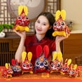 Mairbeon Rabbit Zodiac Mascot Chinese Knot Embroidery Pattern Cute